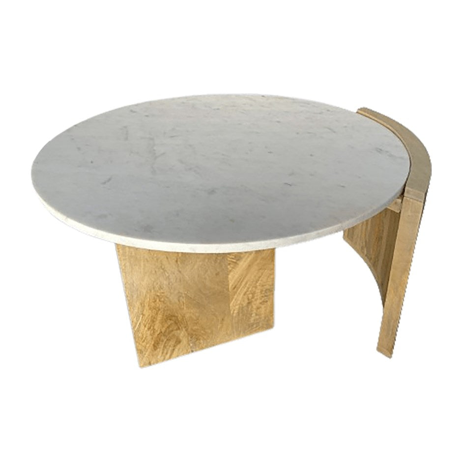 MARBLE TOP COFFEE TABLE
