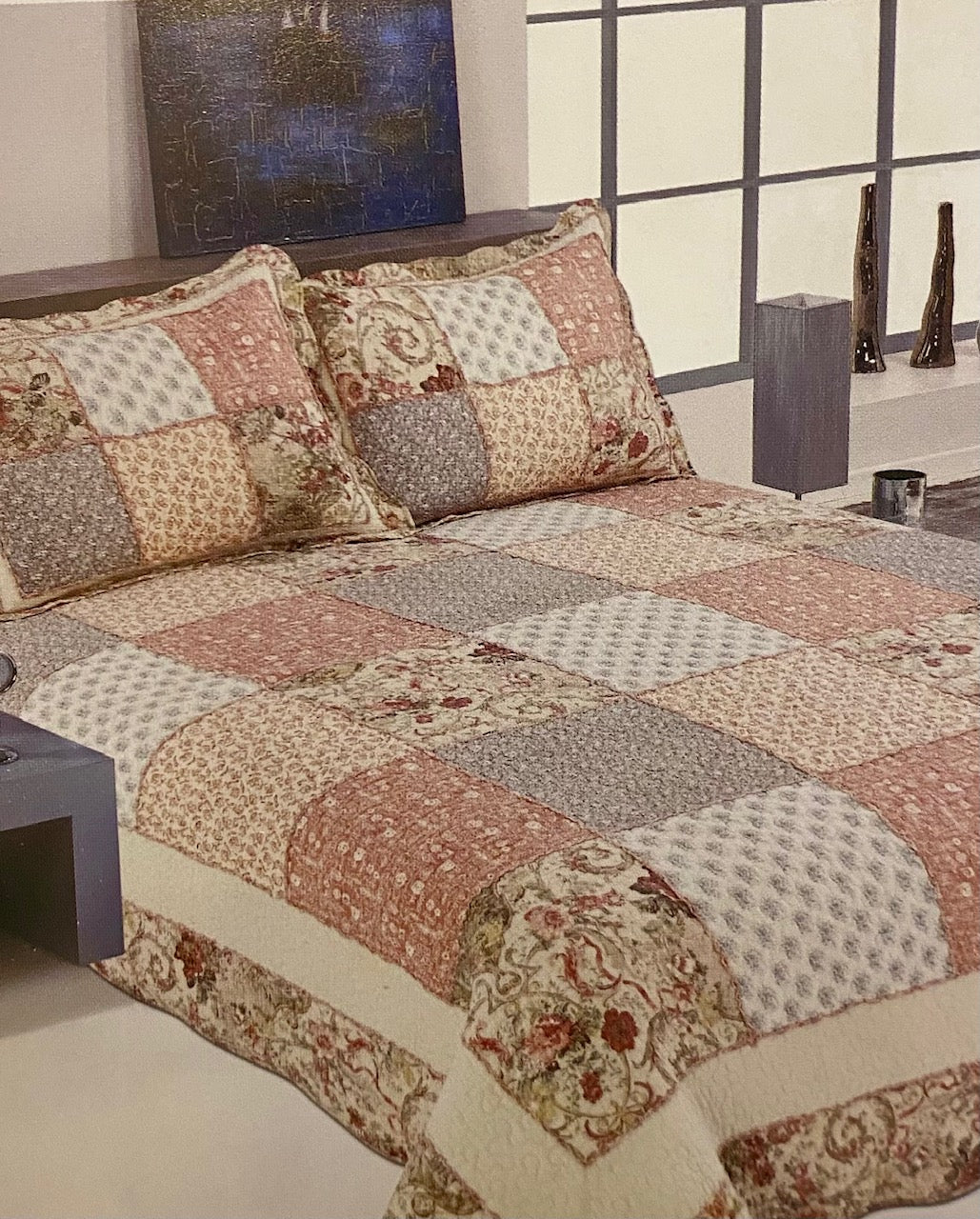 IMPULSE QUEEN QUILT SET
