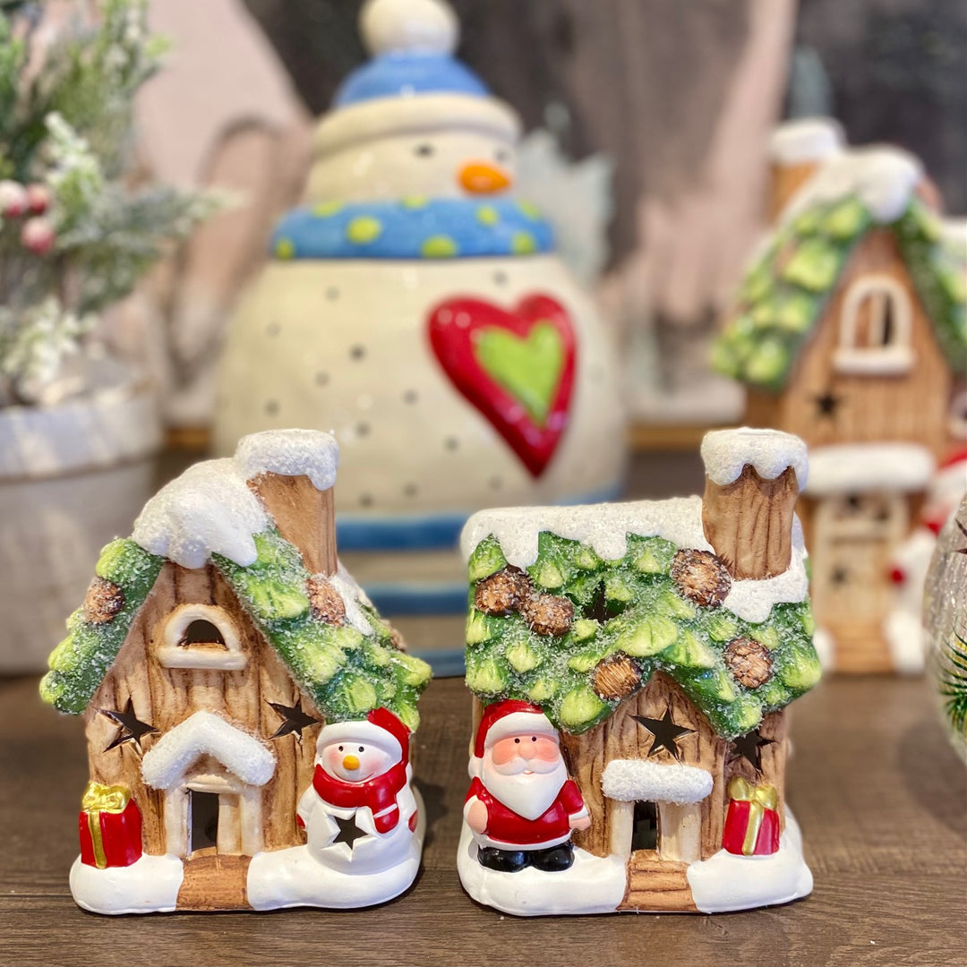 Ceramic Log House Small