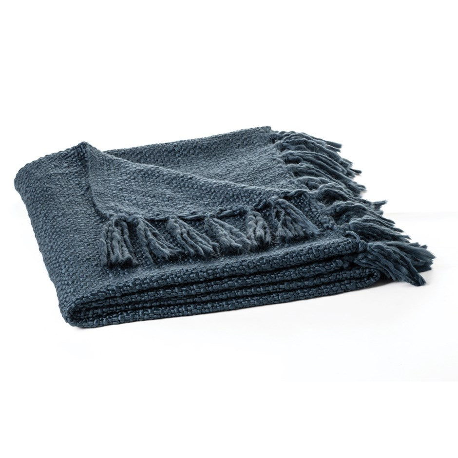 MOLLO ACRYLIC THROW-BLUE