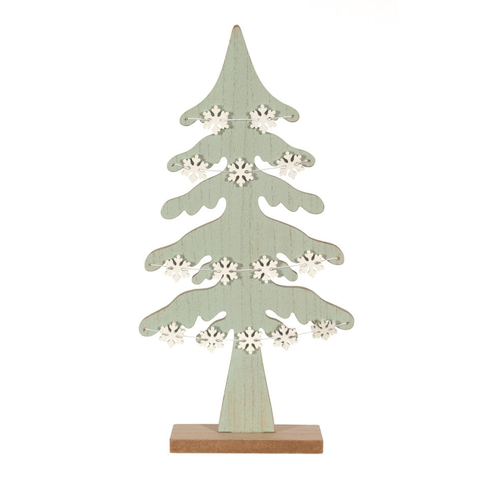 TREE- LT GREEN WOOD 17"