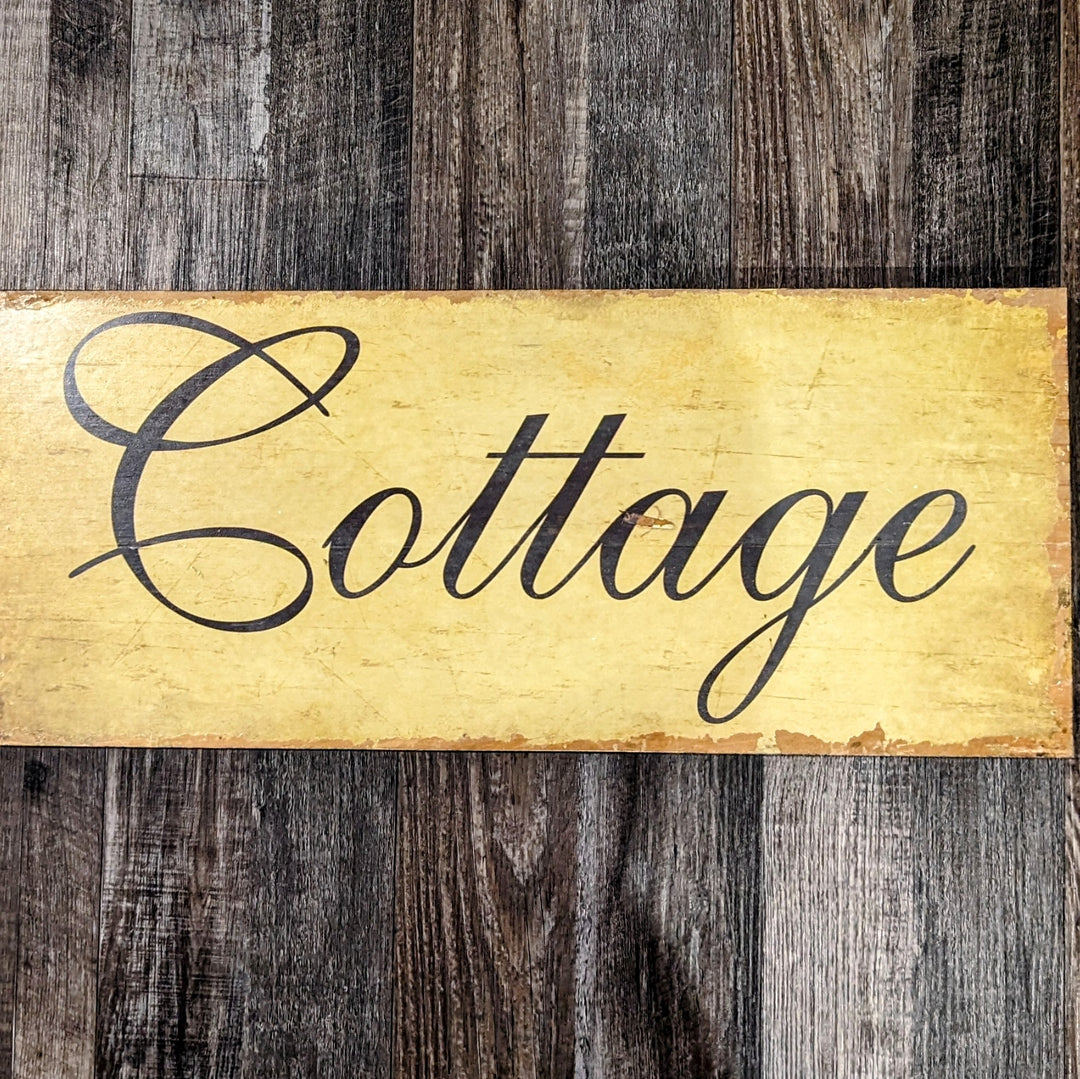 COTTAGE SIGN - WALL ART