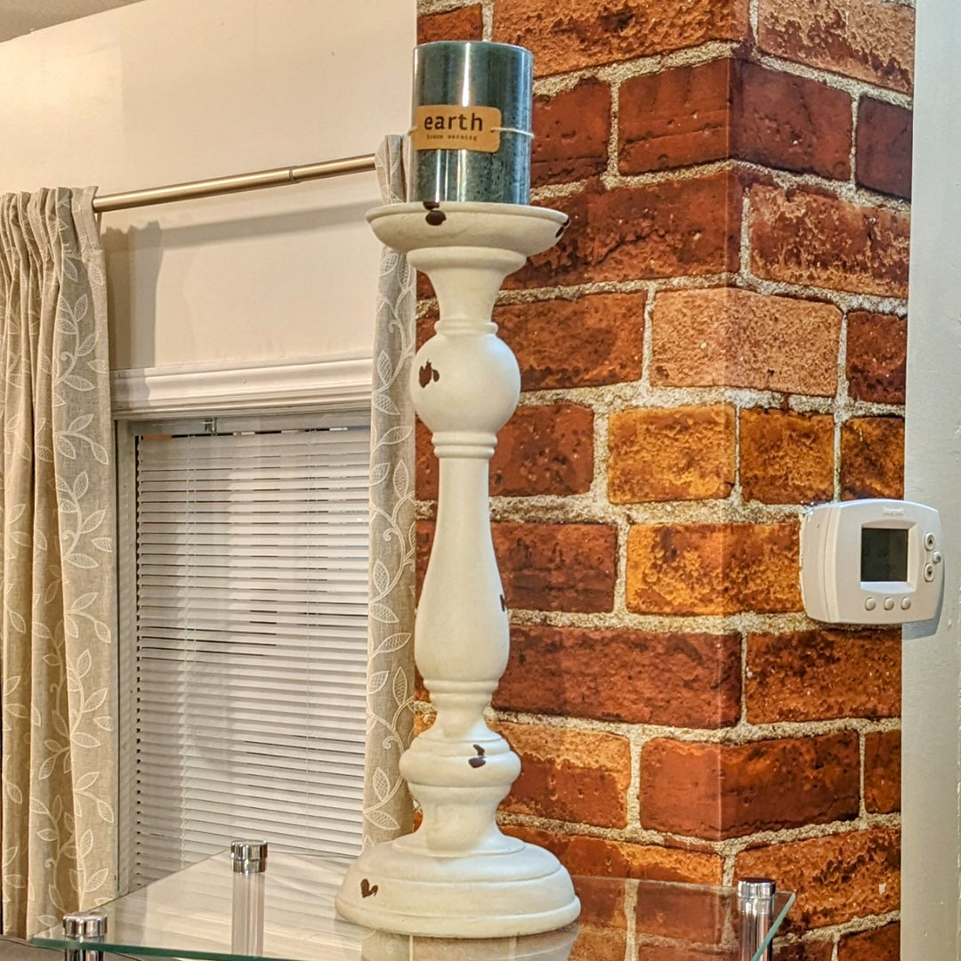 LARGE RESIN CANDLE STICK