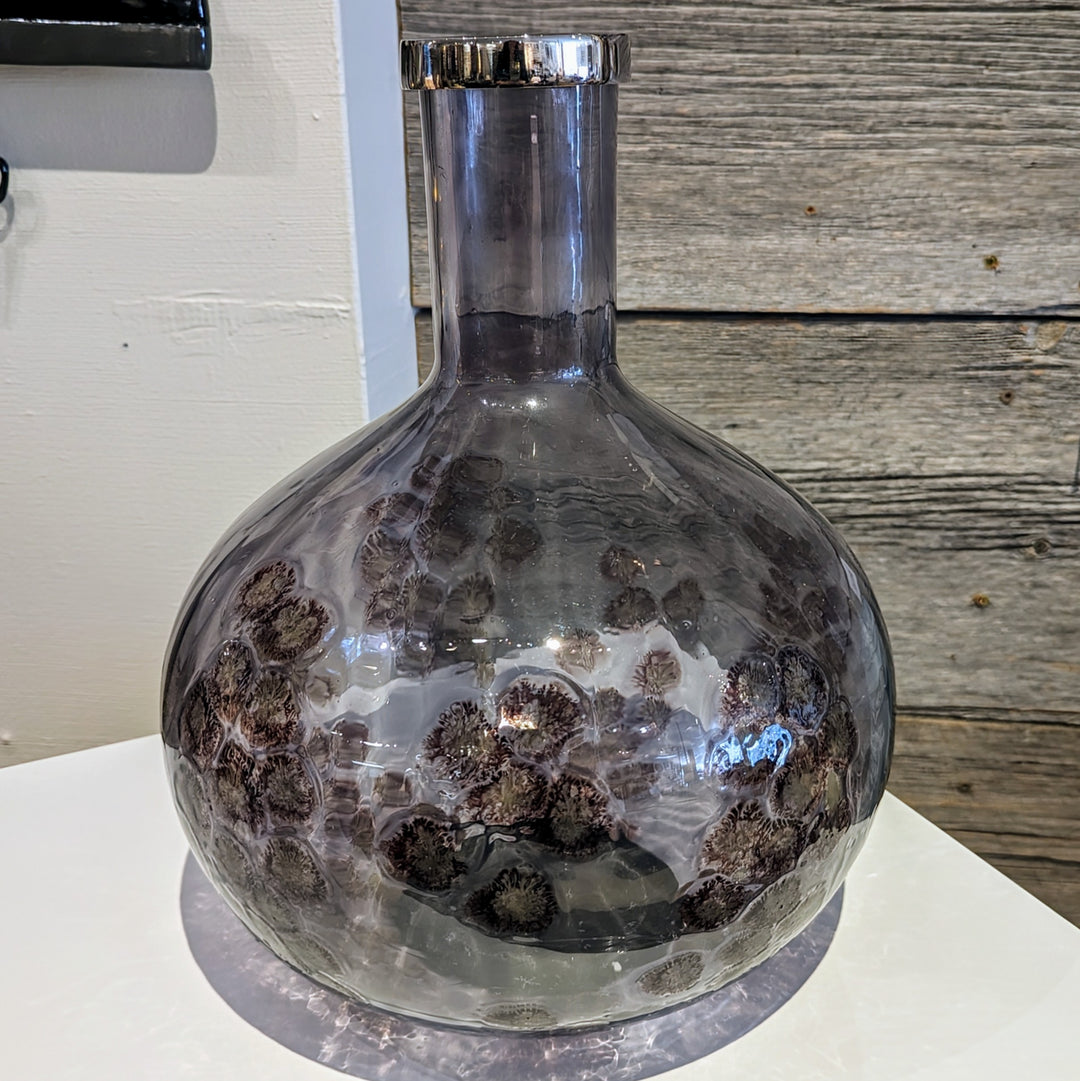 LONG NECK GLASS VASE