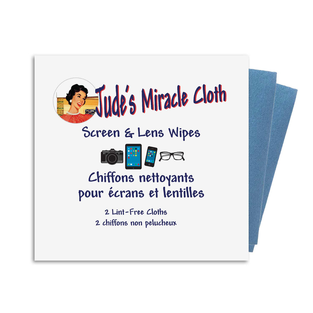 JUDE'S MIRACLE CLOTH SCREEN & LENSE WIPE