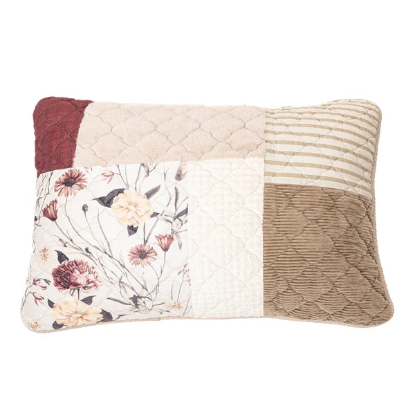 POMEGRANATE PATCHWORK SHAM- EACH