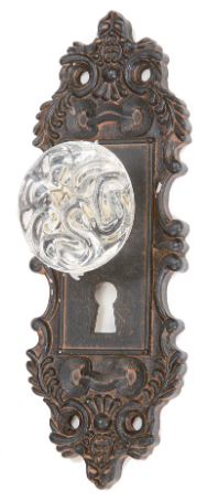 BROWN ANTIQUE DOOR HANDLE