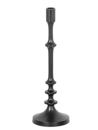 GUN METAL CANDLESTICK TALL