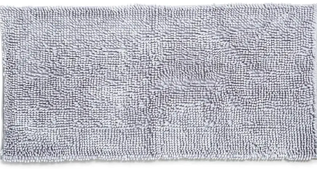 LUXURY CHENILLE BATH MAT - LIGHT GREY