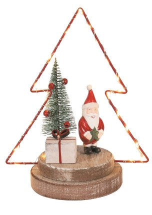 Tree wire w/ santa Led