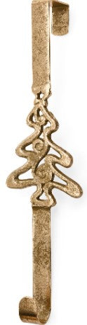 CHRISTMAS WREATH HANGER IRON GOLD