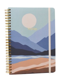 NOTEBOOK HARD COVER MOUNTAIN LANDSCAPE