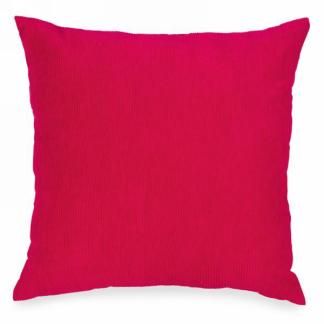 RED CORDUROY ACCENT CUSHION