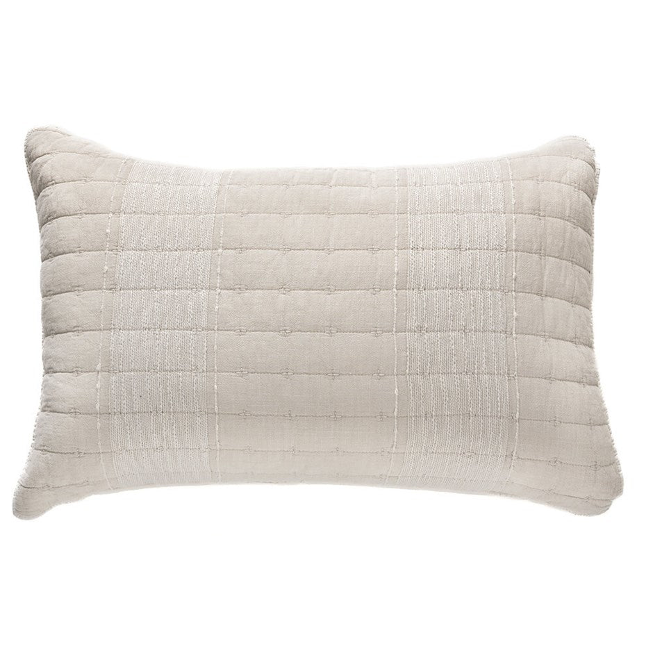 MOSS NATURAL QUEEN PILLOW SHAMS