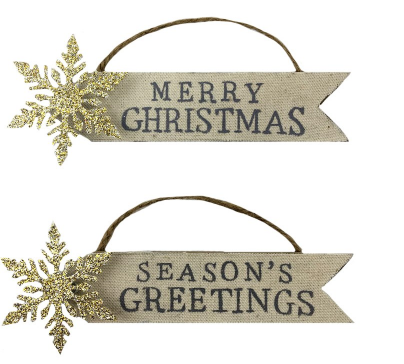 XMAS SIGN - ASSORTED