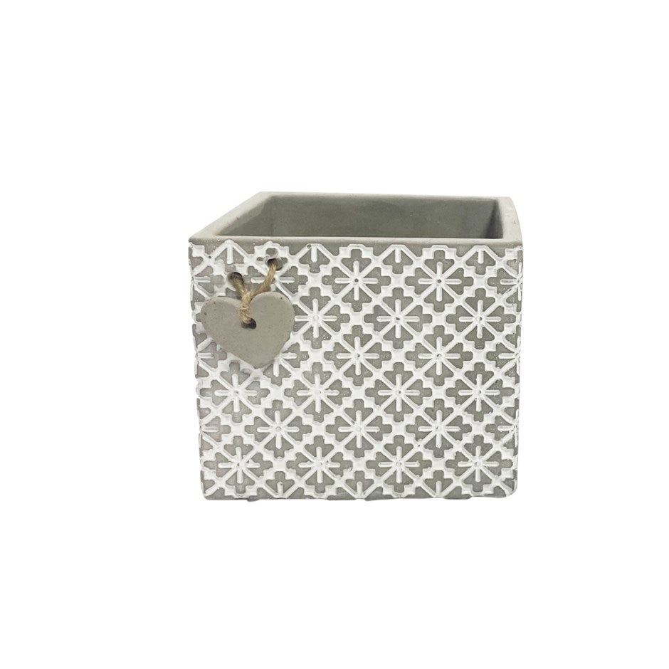 SQUARE VASE SANTIAGO -LARGE 866-005 - Kate & Co. Home