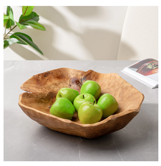 COSTA CARVED WOOD BOWL