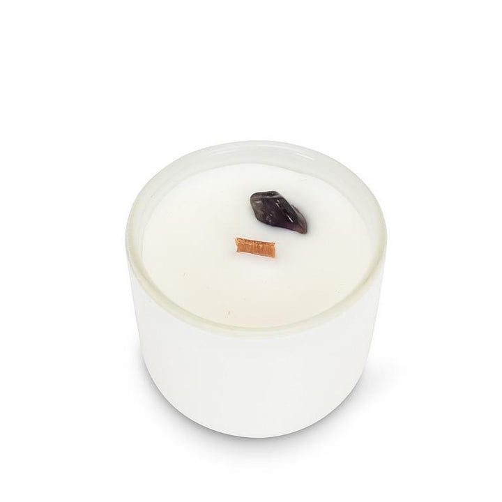MINI AMETHYST CRYSTAL CANDLE 2"