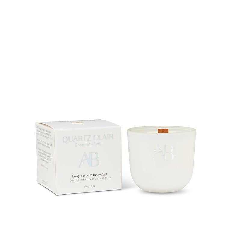 MINI CLEAR QUARTZ CANDLE 2"