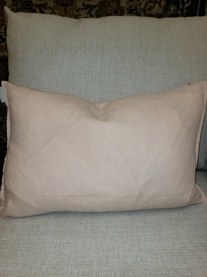 French Linen Deco Cushion 14 x 22