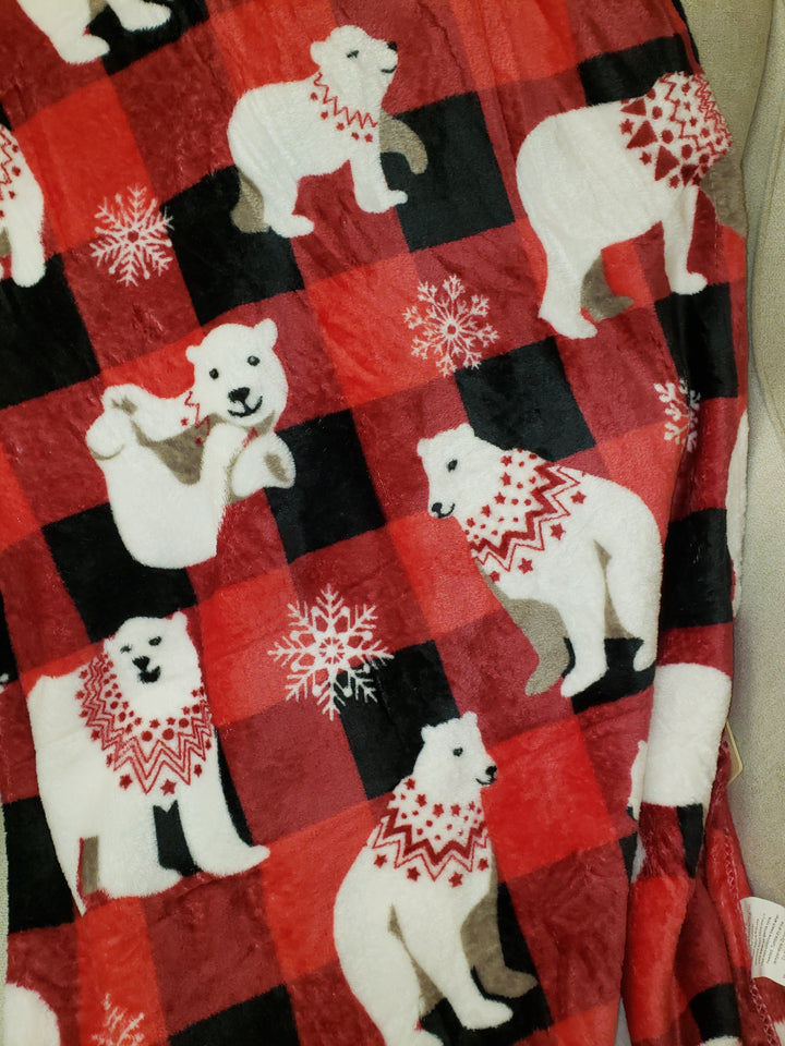 SUPER SOFT PLUSH THROW  Assorted