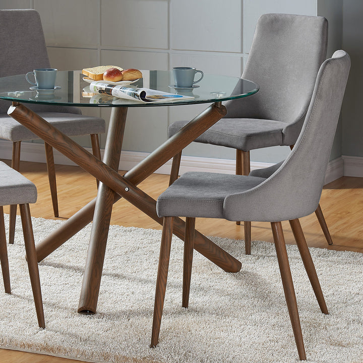 ROCCA /CORA 5 PIECE DINING SET