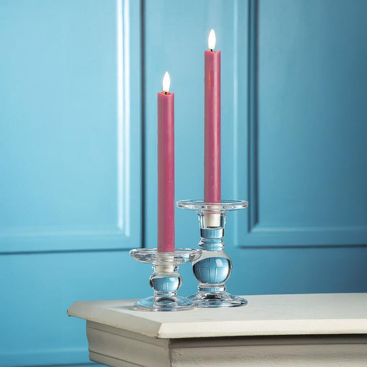 LUXLITE TAPER FLICKERING LED-  ROSE