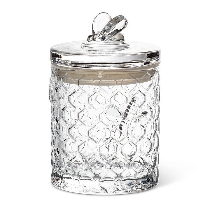 HONEYCOMB CLEAR HONEY JAR