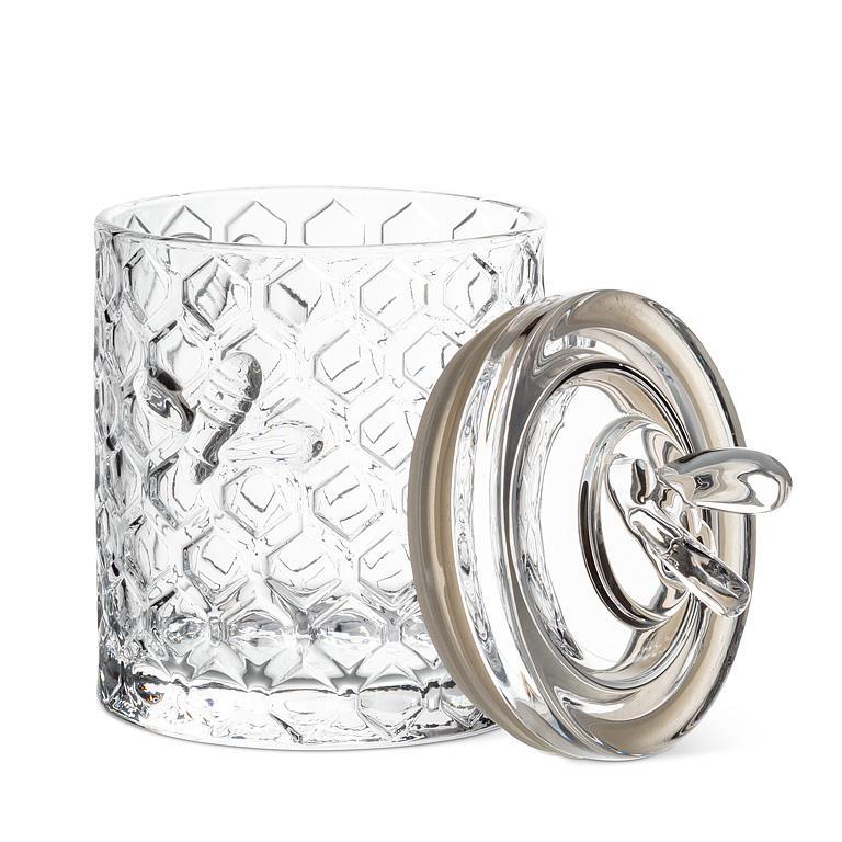 HONEYCOMB CLEAR HONEY JAR
