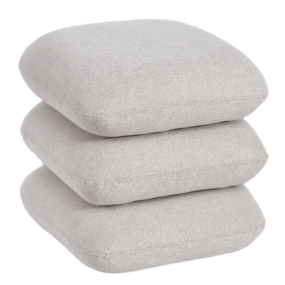 RYLEE SQUARE OTTOMAN- BEIGE