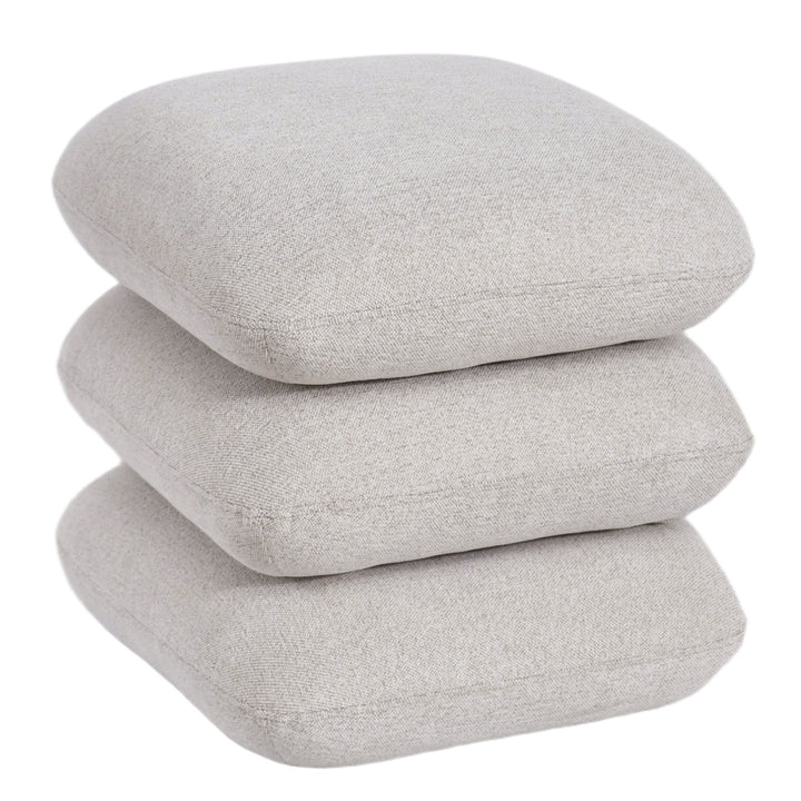 RYLEE SQUARE OTTOMAN- BEIGE