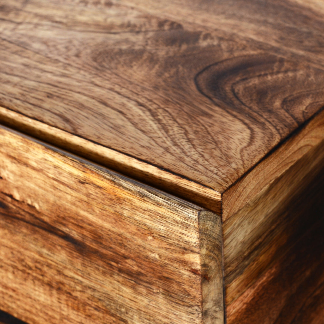 OJAS CONSOLE TABLE- NATURAL/BURNT