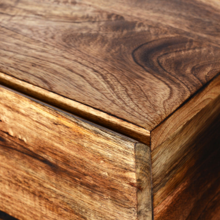 OJAS CONSOLE TABLE- NATURAL/BURNT