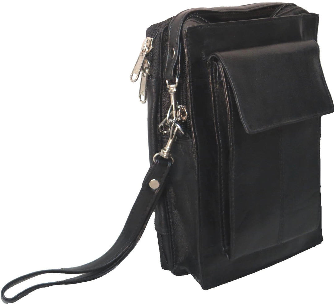 GENUINE 100% LEATHER SHOULDER MESSENGER BAG