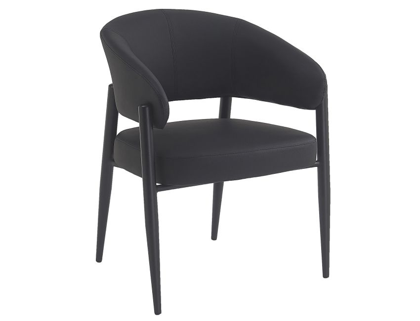 BRONSON DINING/OCCASIONAL CHAIR- BLACK