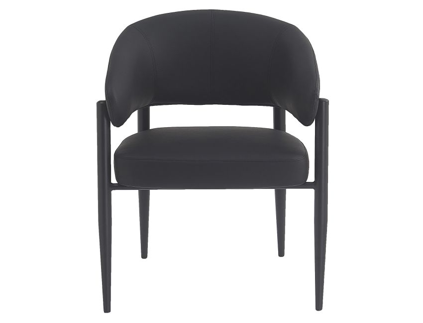 BRONSON DINING/OCCASIONAL CHAIR- BLACK