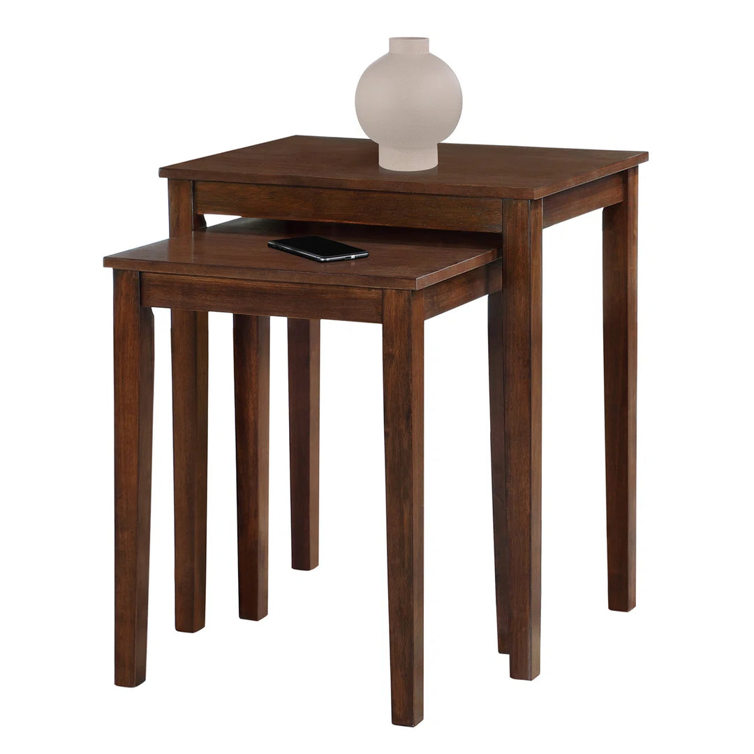 ESPRESSO NESTING TABLES- SET OF 2