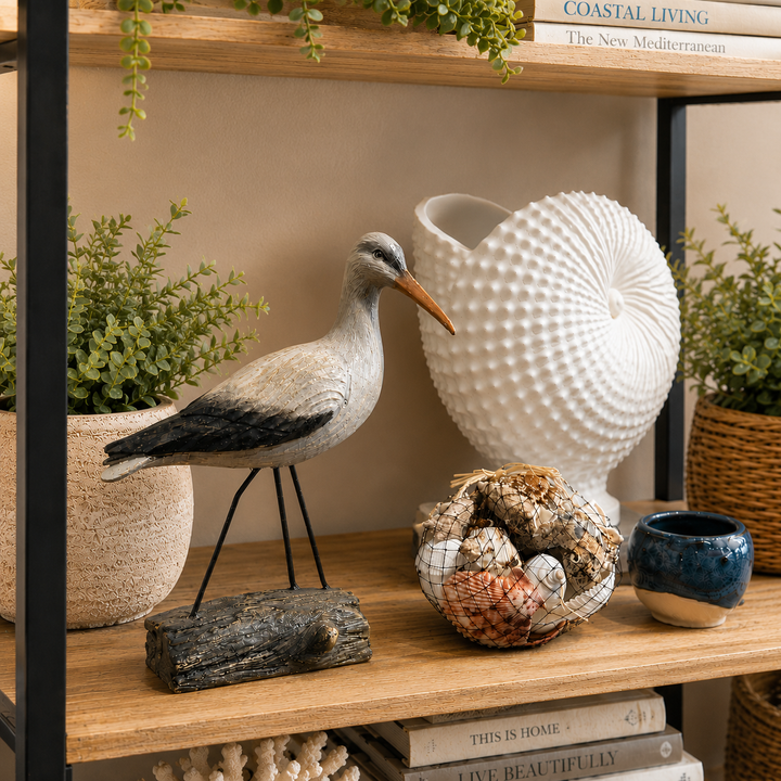 TALL WADING BIRD SCUPTURE