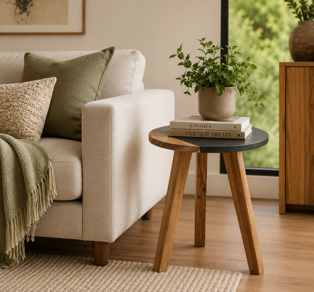 JARVIS ROUND SIDE TABLE