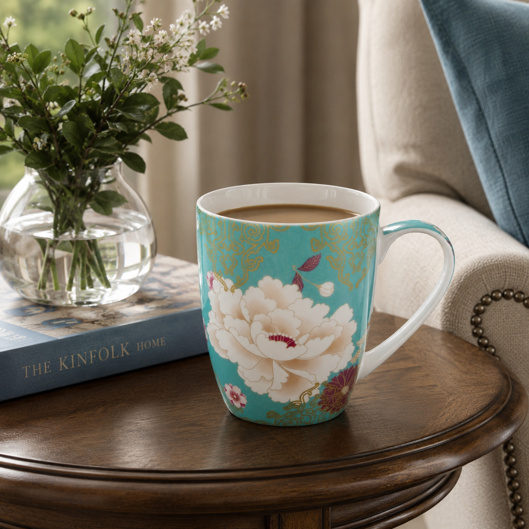 KIMONO BONE CHINA MUG