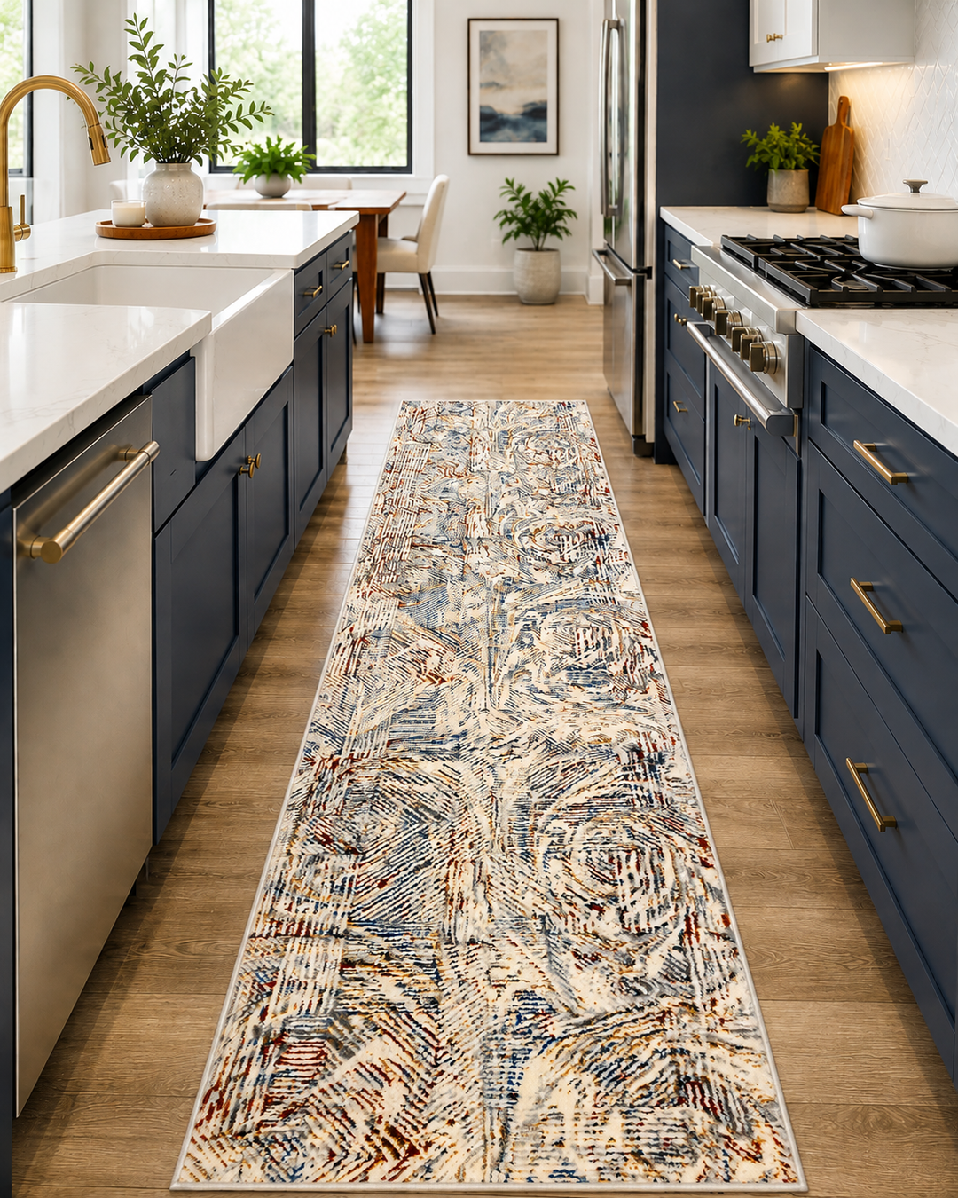 FRESCA 4105 AREA RUG  2&