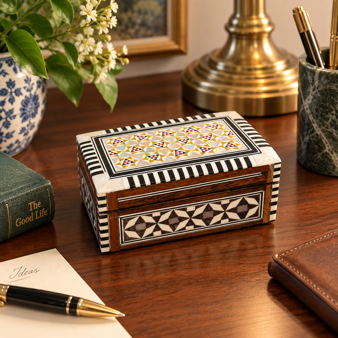RECTANGULAR INLAY BOX