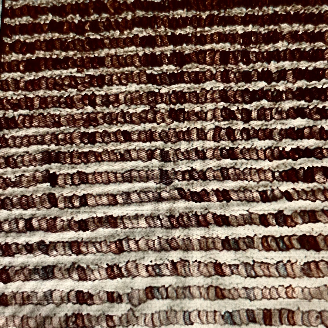 LUMINA RUST/IVORY WOOL/VISCOSE 8X10 AREA RUG