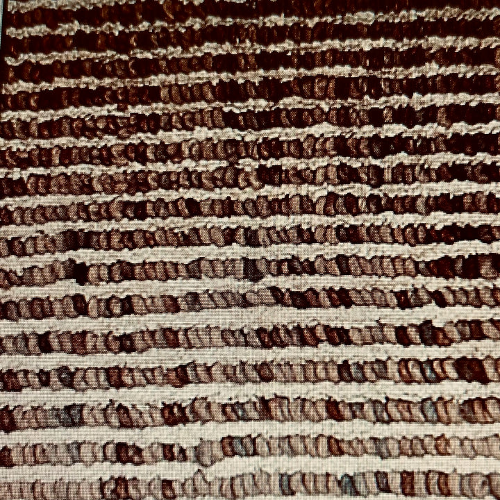 LUMINA RUST/IVORY WOOL/VISCOSE 8X10 AREA RUG