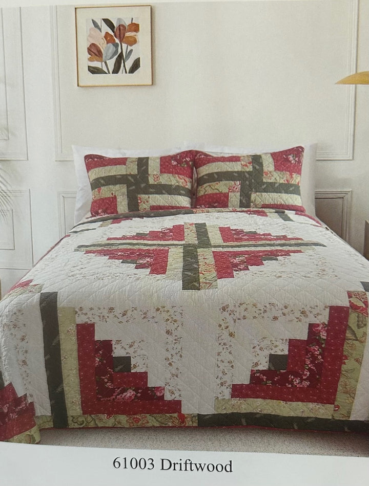 DRIFTWOOD QUEEN QUILT SET