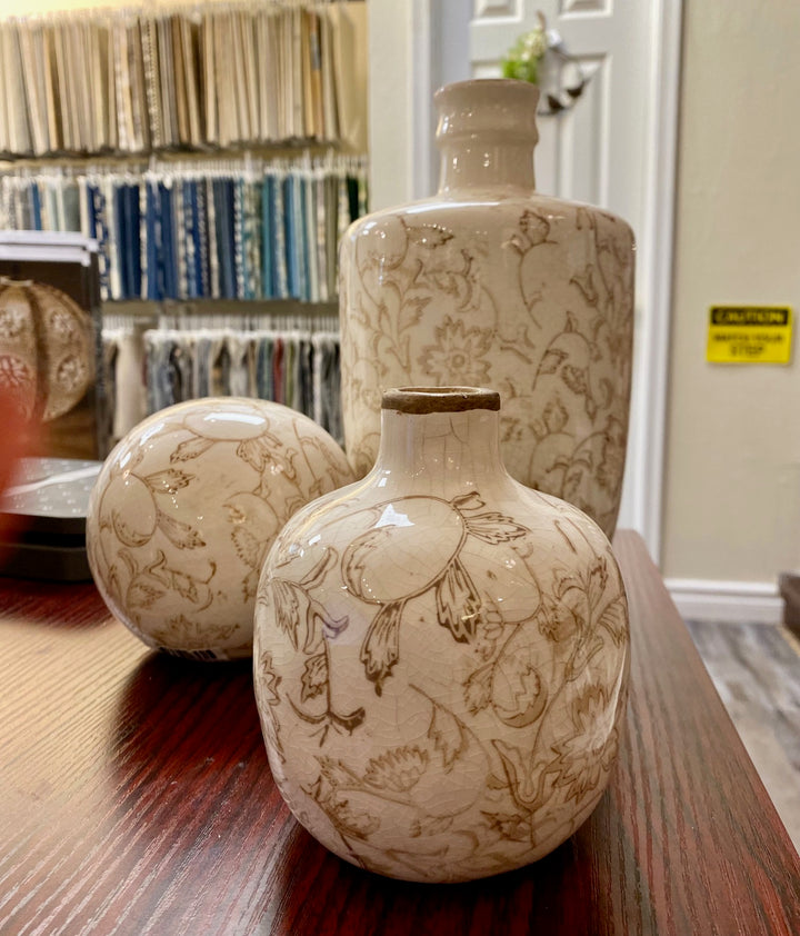 CRACKLE GLAZE CERAMIC BALL