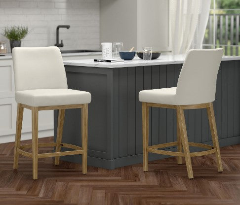 JACE COUNTER STOOL FABRIC/METAL