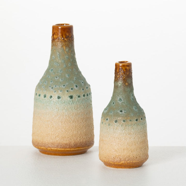 TEXTURED VASE SET-2