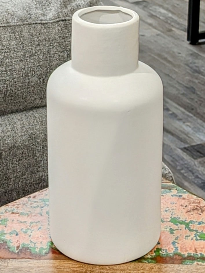 CERAMIC VASE ASSORTED COLOURS