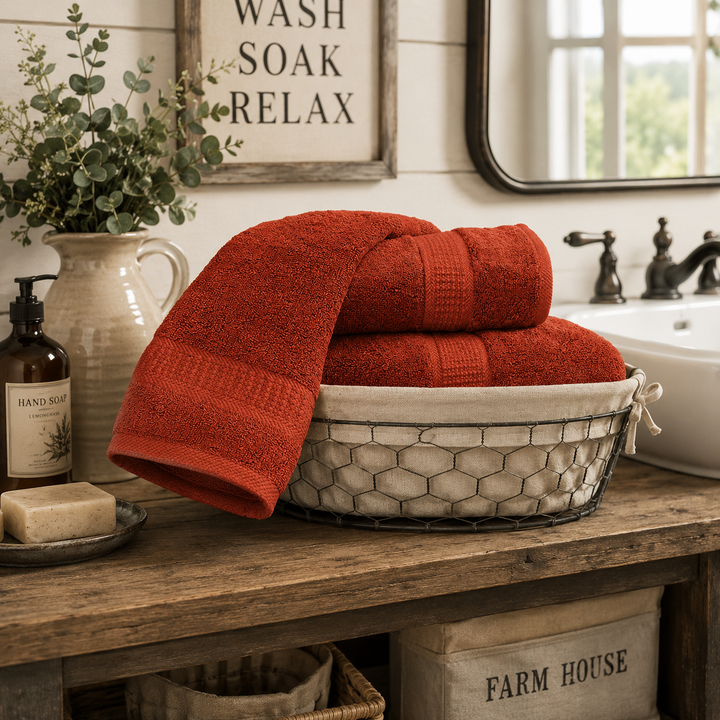 LUXURIOUS BAMBOO/COTTON TOWELS